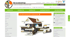 Desktop Screenshot of isolatiemateriaal.nl